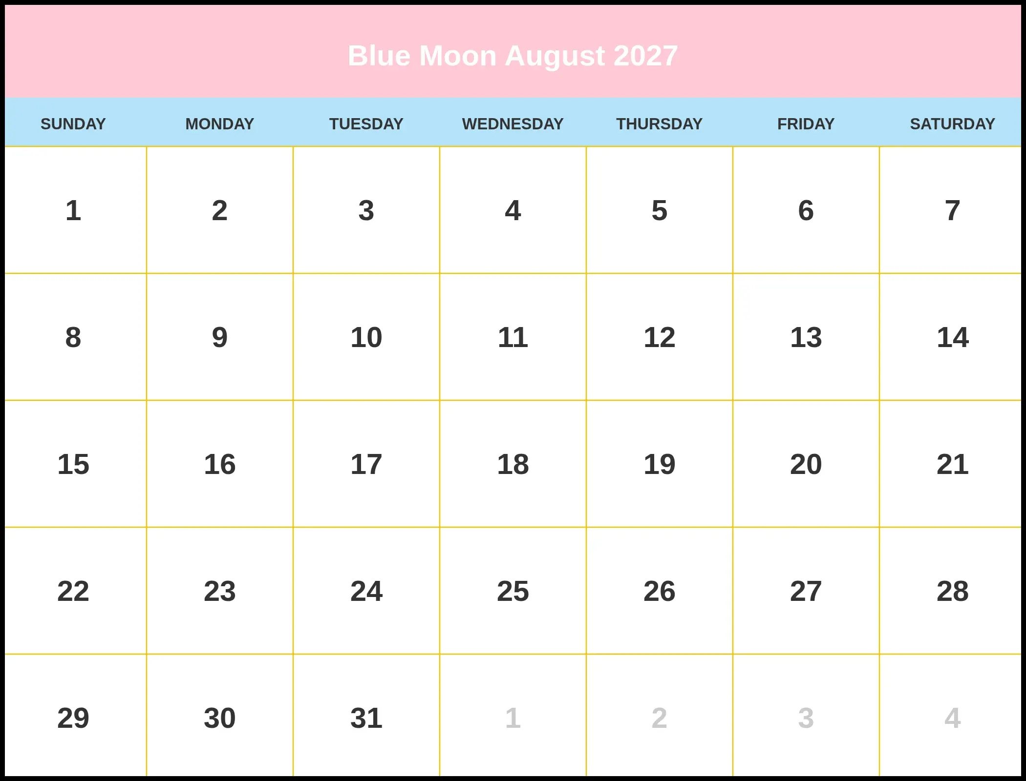Blue Moon August 2027 Pdf