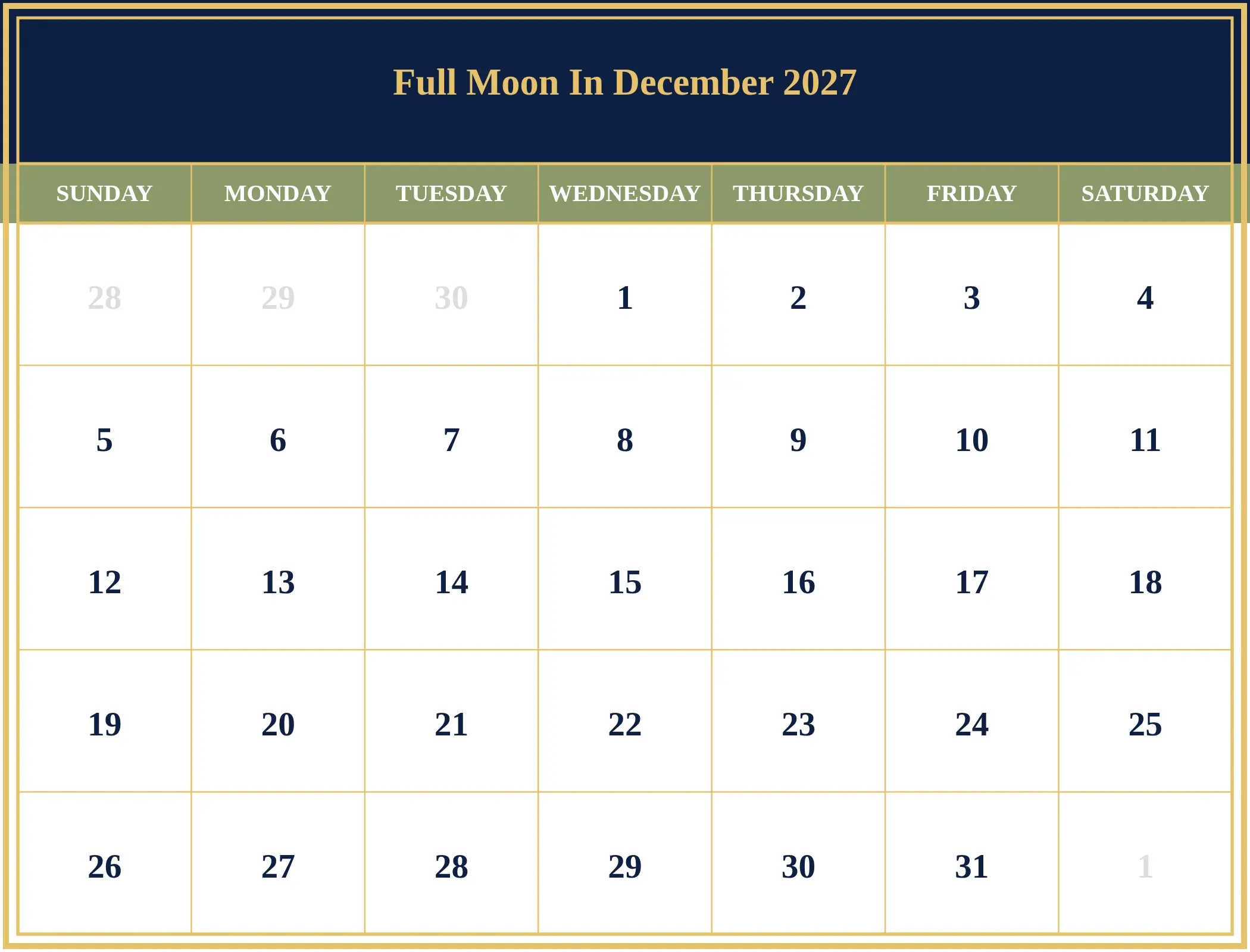 Full Moon In December 2027 Download Landscape Full Moon In December 2027 Download Landscape