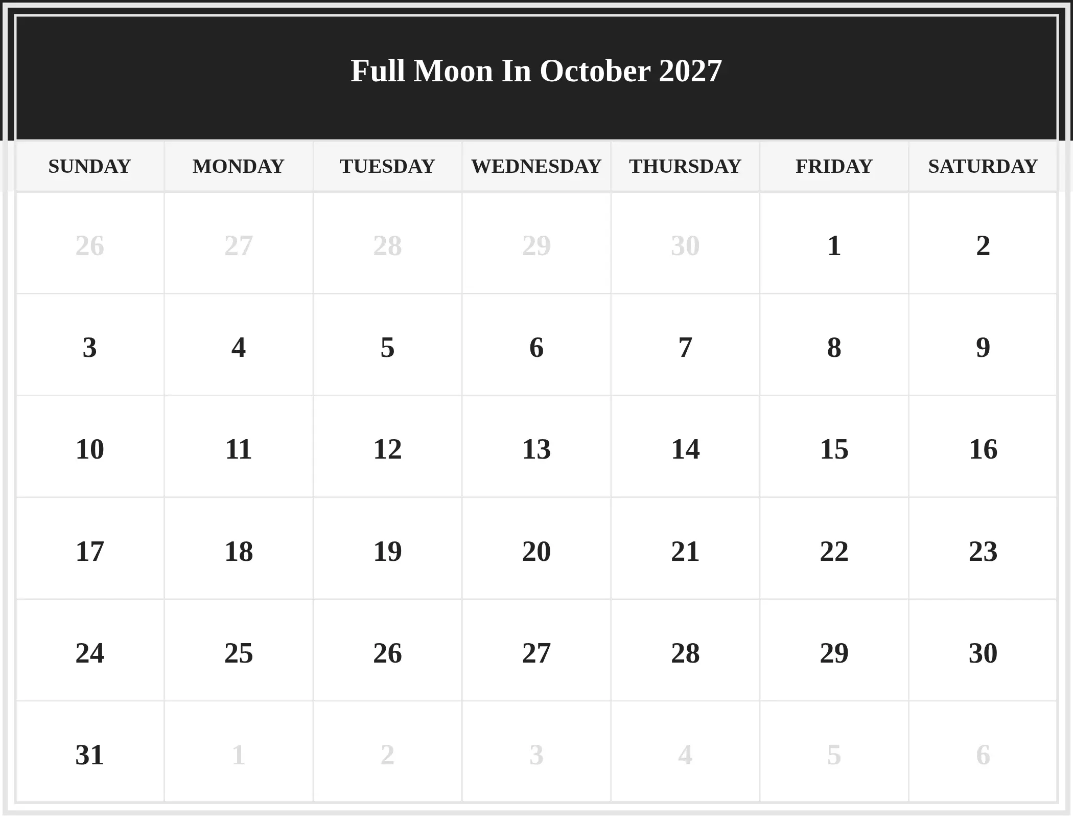Full Moon In October 2027 Download Landscape Full Moon In October 2027 Download Landscape