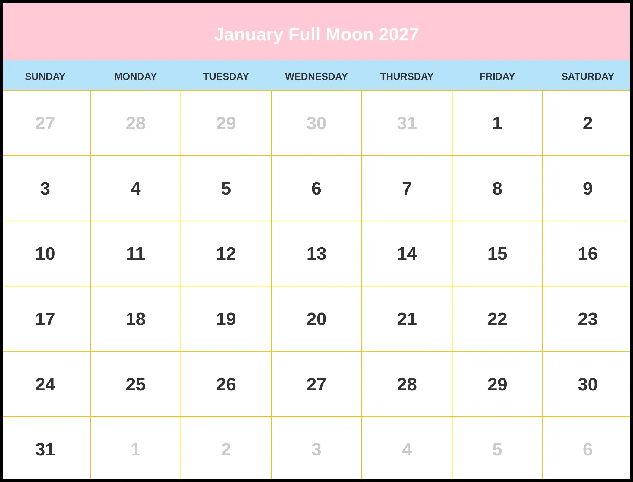 January Full Moon 2027 Pdf January Full Moon 2027 Pdf